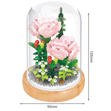 DIY 3D Flower Model Toy Building Blocks