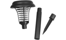 Solar Powered Outdoor LED Mosquito and Bug Zapper Insect Pest Killer Lamp