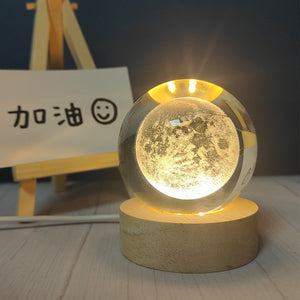 6cm 3D Crystal Ball LED Light