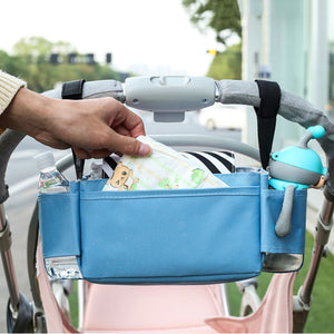 Non-Slip Stroller Organizer With Cup Holders