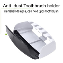 Wall Mount Automatic Toothpaste Dispenser and Toothbrush Holder Set