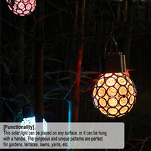2pcs Solar Powered Hanging Ball Light