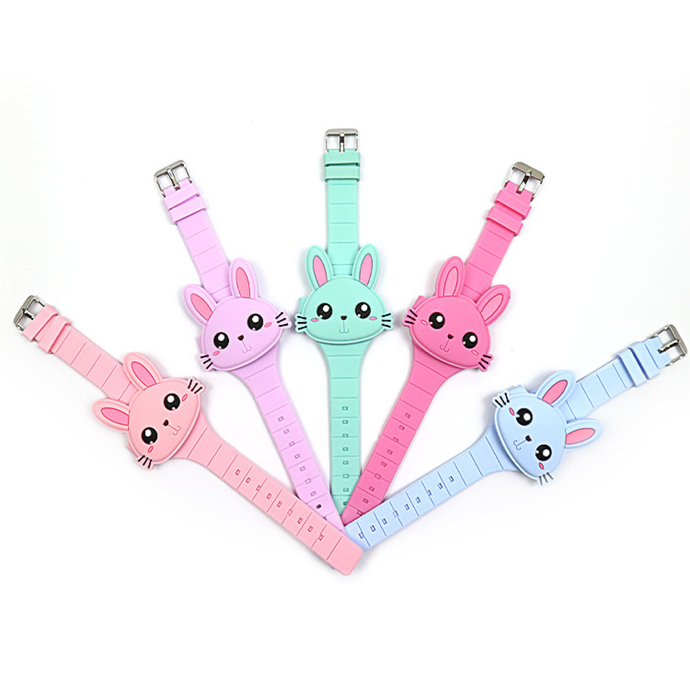 Cartoon Lovely Rabbit LED Watches