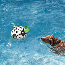 Interactive Training Dog Football Toy with Grab Tabs