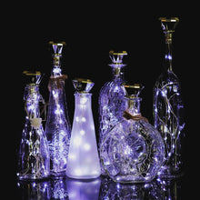 5pcs Xmas Solar Diamond Cork Light