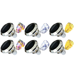 5pcs Xmas Solar Diamond Cork Light