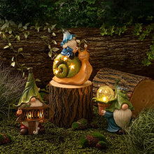 Outdoor Solar Light Garden Resin Ornaments