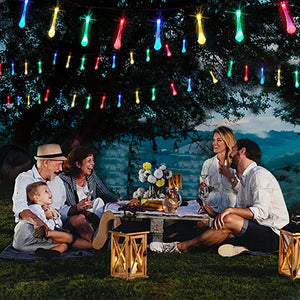 Solar Powered Outdoor Fairy LED Droplight