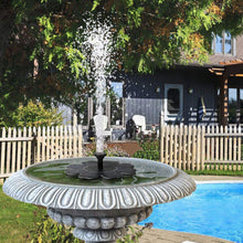 Solar Powered Fountain Pump wi/ different Spray Pattern Heads for Pool, Garden, Pond - Groupy Buy