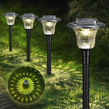 Colored Solar Pathway Garden Lights for Walkway Yard Path
