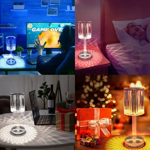 Bedside Atmosphere Crystal Table Lamp