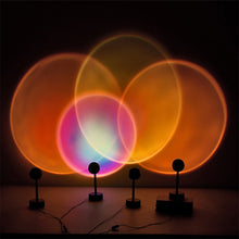 LED Sunlight and Rainbow Night Light Projector Lamp