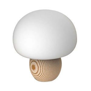 USB Rechargeable Wood Mushroom Night Light