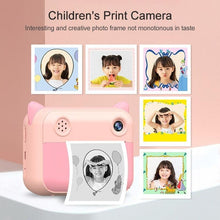 1080P 2.4 inch rechargeable Kids Printing Camera