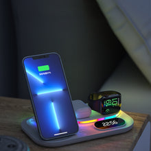 Wireless Fast Charger with Time Display Dock Station