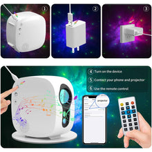 Galaxy Night Light Projector with Bluetooth Speaker and Remote Control