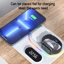Wireless Fast Charger with Time Display Dock Station