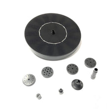 Different Spray Heads Solar Automatic Fountain Pump