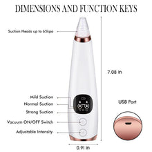 6 Nozzle Electric Acne Pimple Blackhead Remover Pore Deep Cleaner