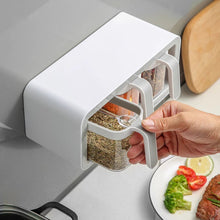 Wall Mount Spice Rack Organizer Set