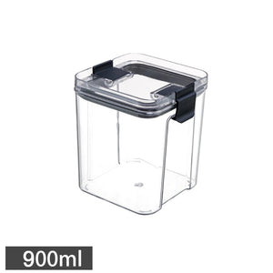 Stackable Kitchen Sealed Jar Plastic Food Storage Box