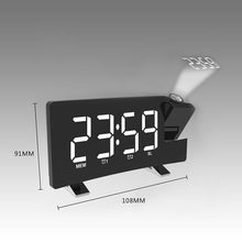 Projector FM Radio LED Display Alarm Clock