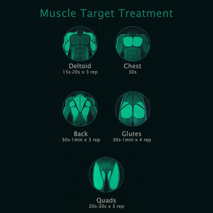 LCD Display Sports Muscle Relaxer Electric Massager
