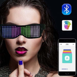 App Control Bluetooth LED Party Glasses