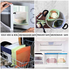 Big Price Drop!Clearance!! Silicone Sealed Bag Food Storage Bag 500ML