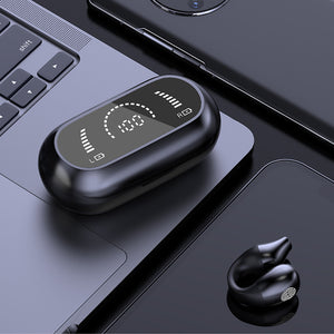 TWS Bone Conduction Earclip Touch Control Earphones