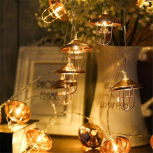 Retro Iron Rose Gold Outdoor LED Light