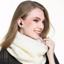 2 in 1 Wireless Bluetooth Earphones Music Scarves Bibs