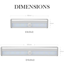 Smart Motion Sensor LED Night Light 6/10 LED Human Body Induction Detector for Home Bed Kitchen Cabinet Wardrobe Wall Lamp