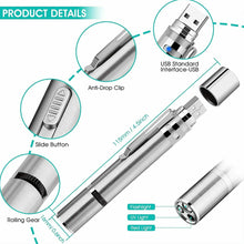 USB Rechargeable Interactive UV Laser Pointer Pen