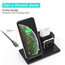 3 in 1 Bracket Magnetic Suction Wireless Charger