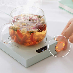 USB Heating Coasters Warmer Milk Tea Water Heating Pad