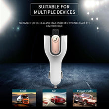 In-Car Charger FM Transmitter Talking Bluetooth Earphone Handsfree