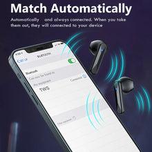 TWS Wireless Mirror Bluetooth Headphones with Charging Box