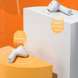 Type C Interface Semi in-Ear Bluetooth TWS Headphones