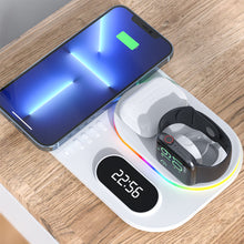 Wireless Fast Charger with Time Display Dock Station