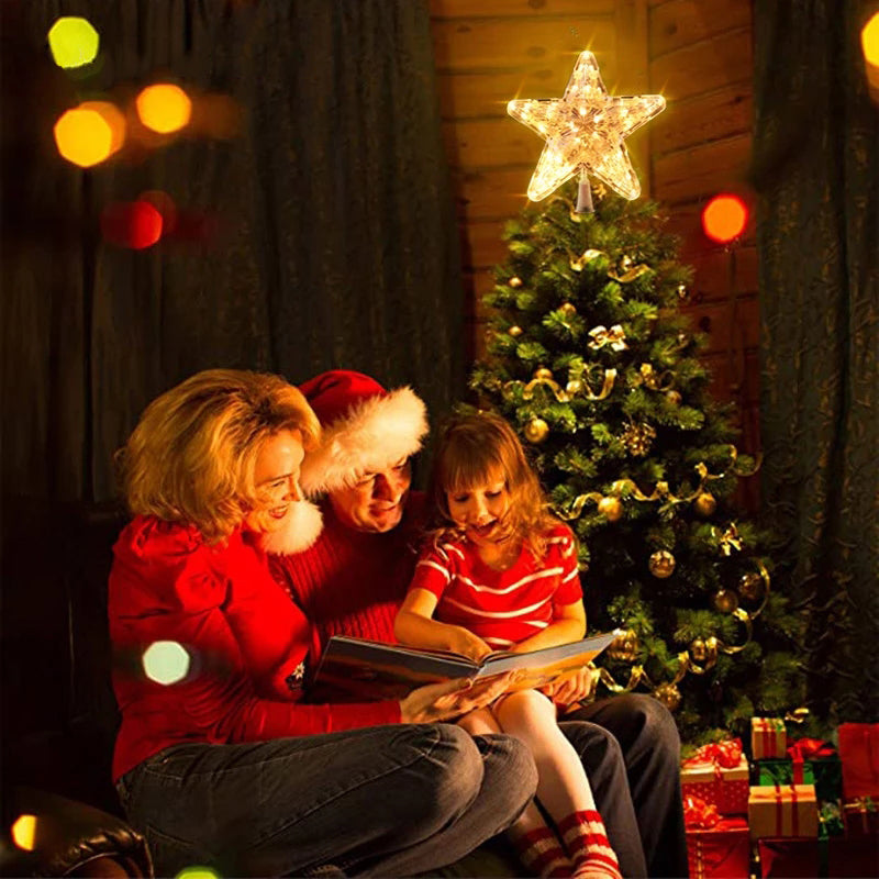 Christmas Tree Top Star Light