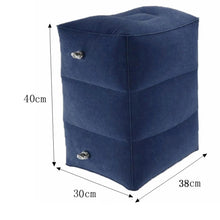 Inflatable Portable Foot Rest with Storage Bag