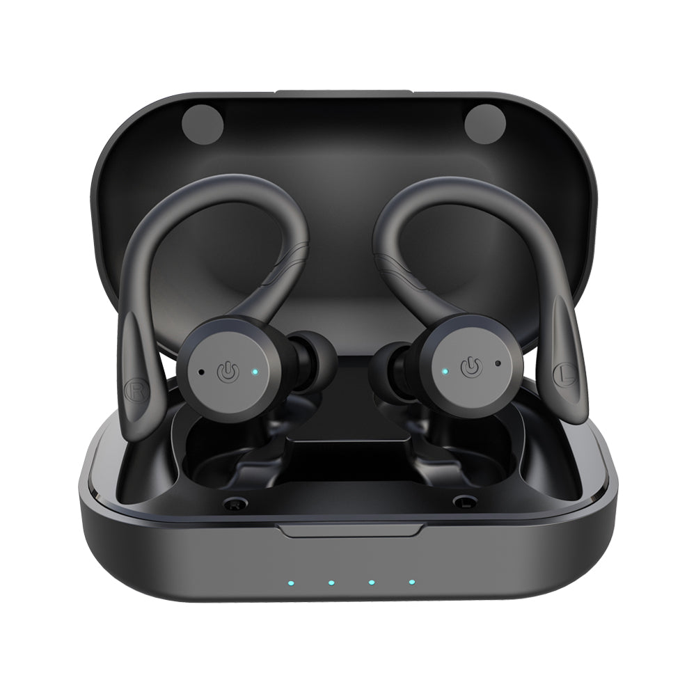 True Wireless Sports Earbuds with Charging Case
