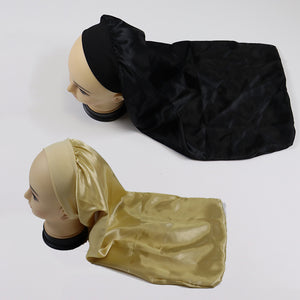 Long Satin Bonnet Sleep Cap