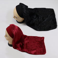 Long Satin Bonnet Sleep Cap