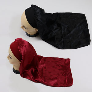 Long Satin Bonnet Sleep Cap