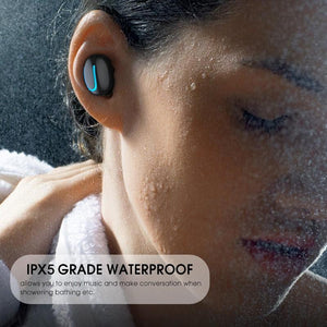 Wireless Bluetooth V5.0 In-Earbuds with Portable Charging Case - Groupy Buy