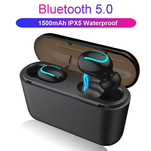 Wireless Bluetooth V5.0 In-Earbuds with Portable Charging Case - Groupy Buy
