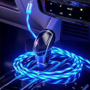 Fast Charging LED Magnetic USB Type-C Cable for iPhone and Android