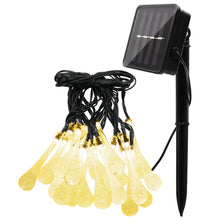 Solar Powered Outdoor Fairy LED Droplight